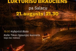 "Lukturīšu brauciens" uz Skaņokalnu Valmieras novada Tūrisma pārvalde